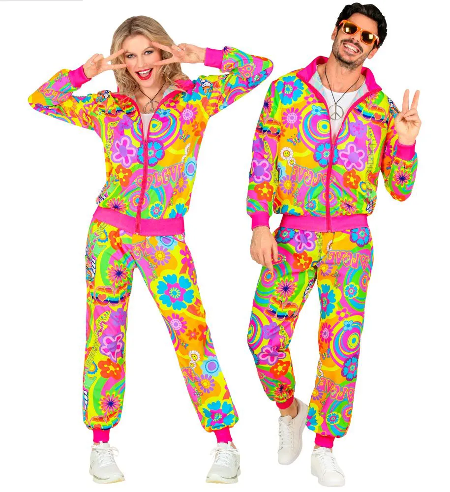 Tuta neon hippie love unisex