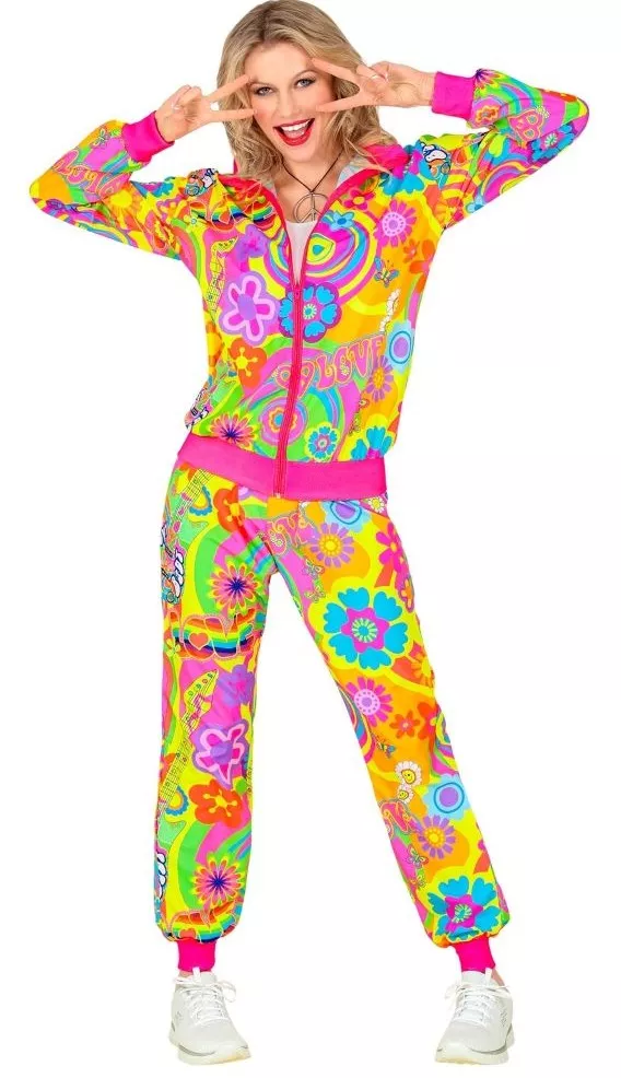 Tuta neon hippie love unisex