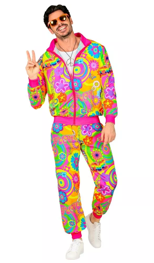 Tuta neon hippie love unisex