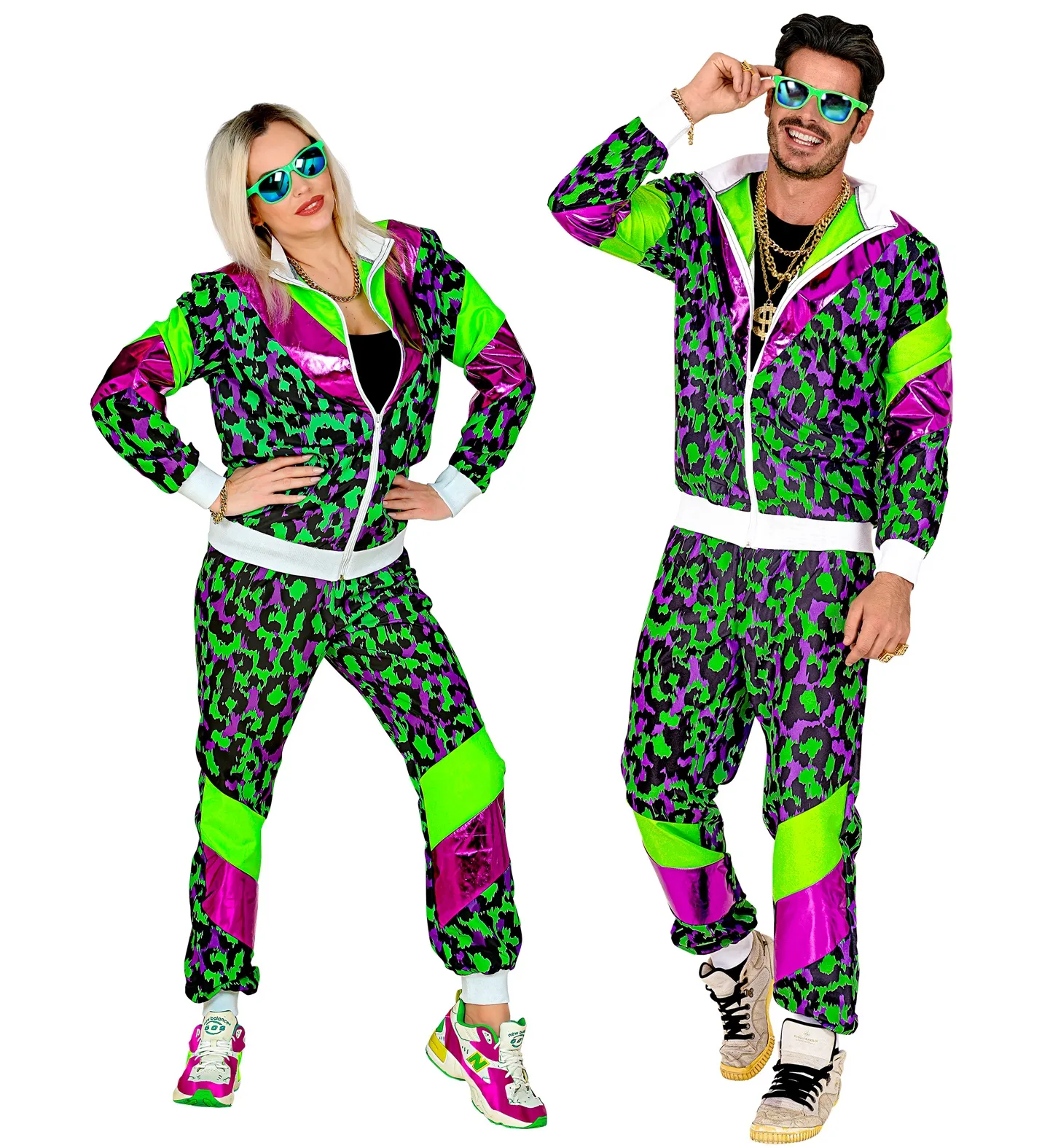 Tuta verde animalier
