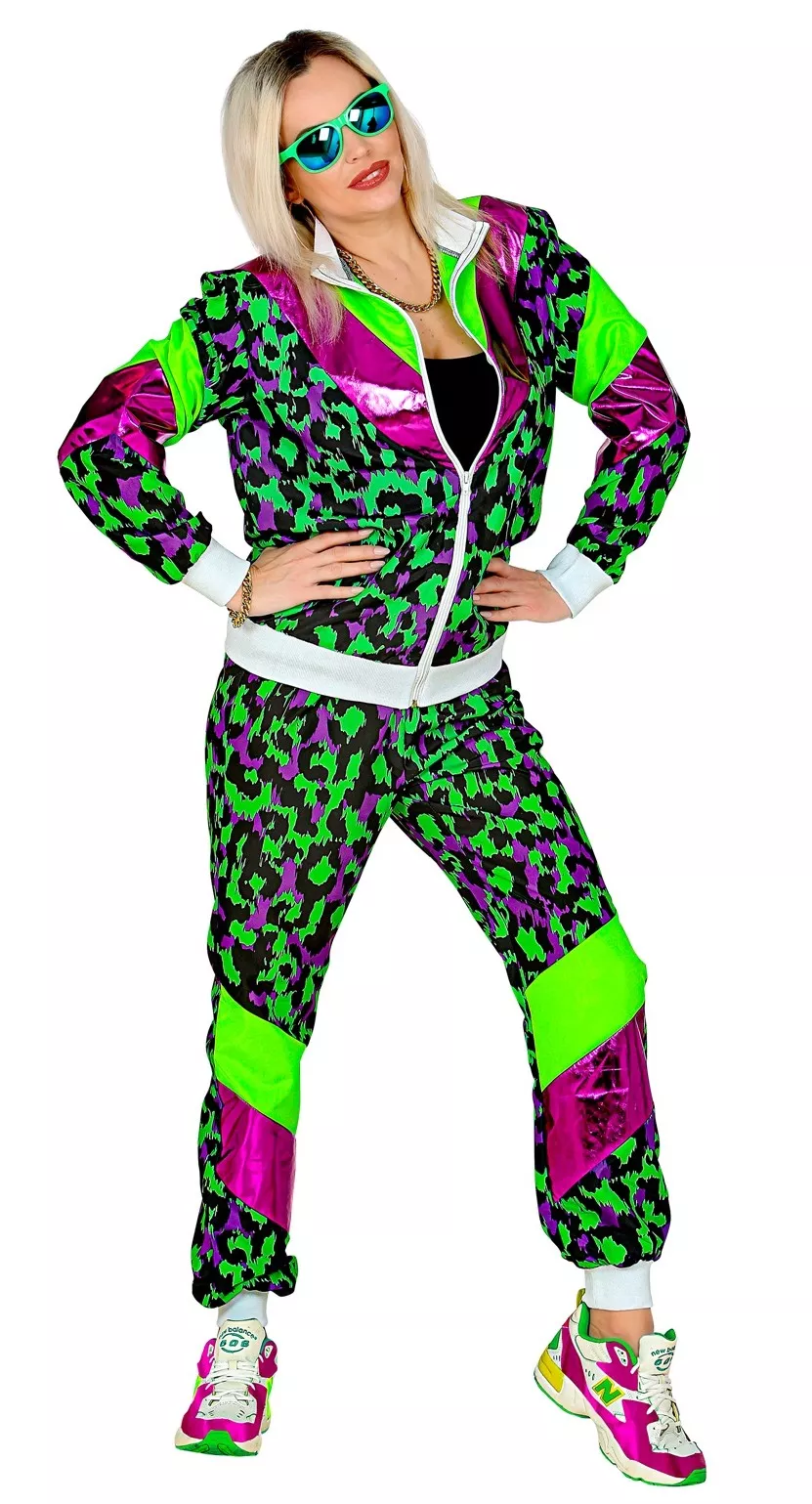 Tuta verde animalier