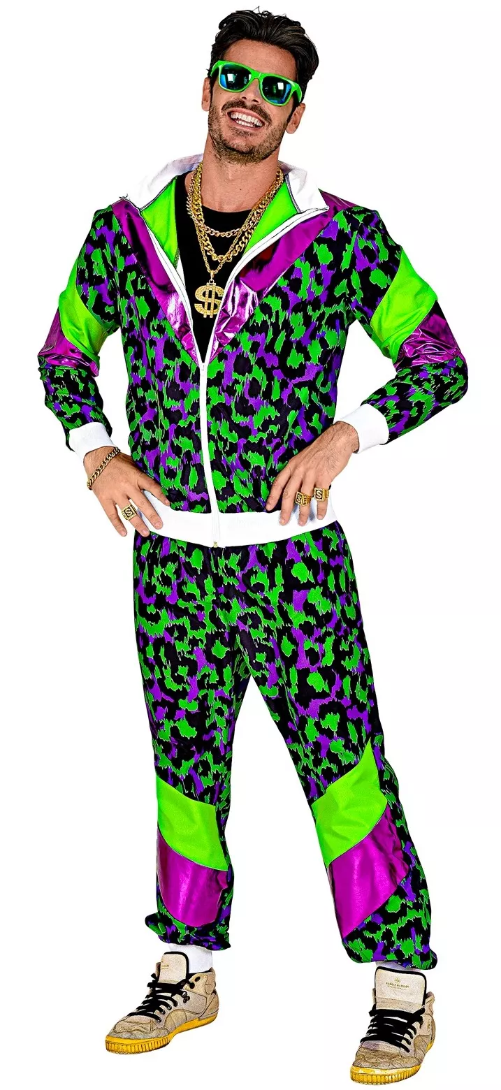 Tuta verde animalier
