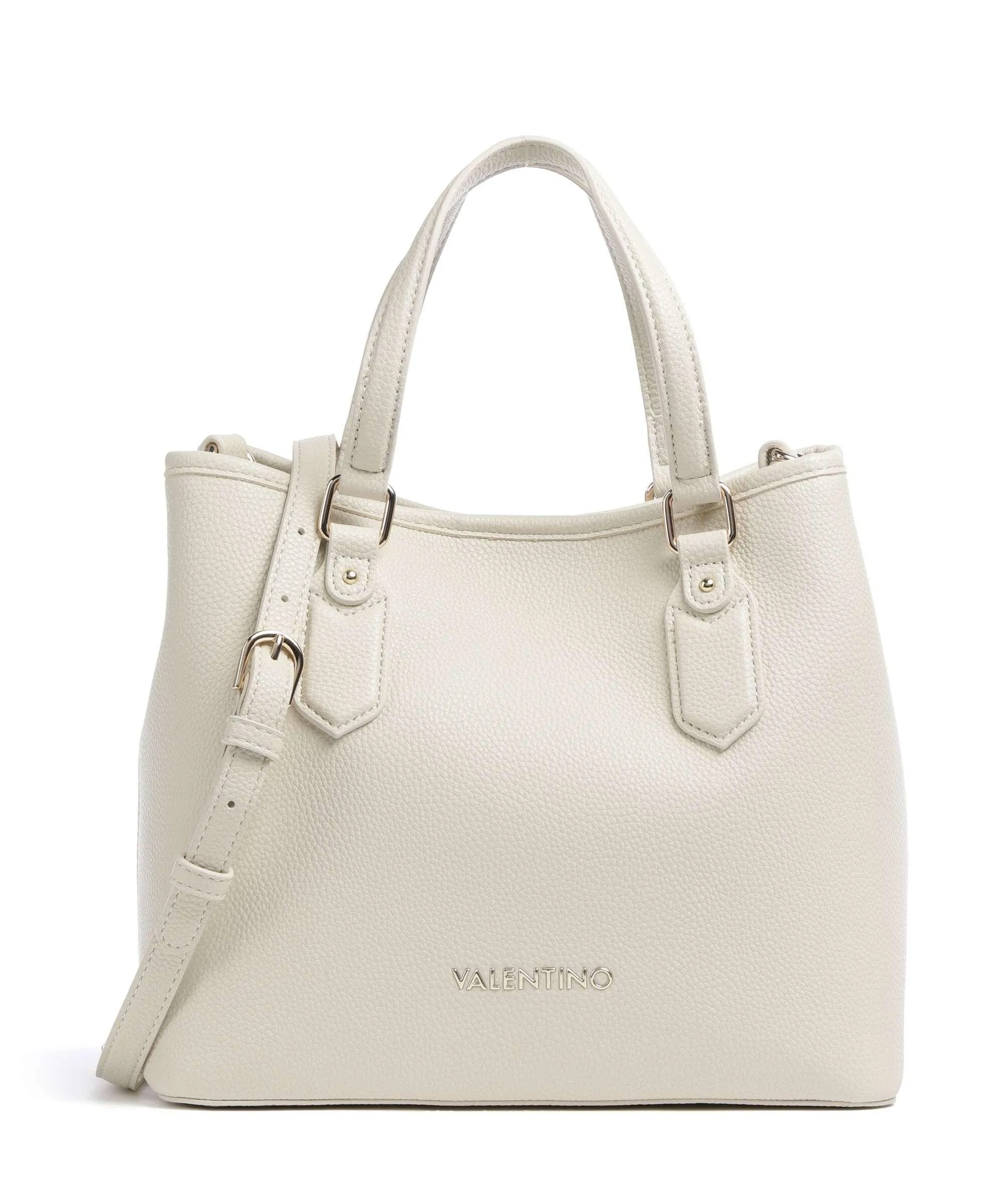  Valentino Bags Brixton Borsa a mano pelle sintetica avorio  