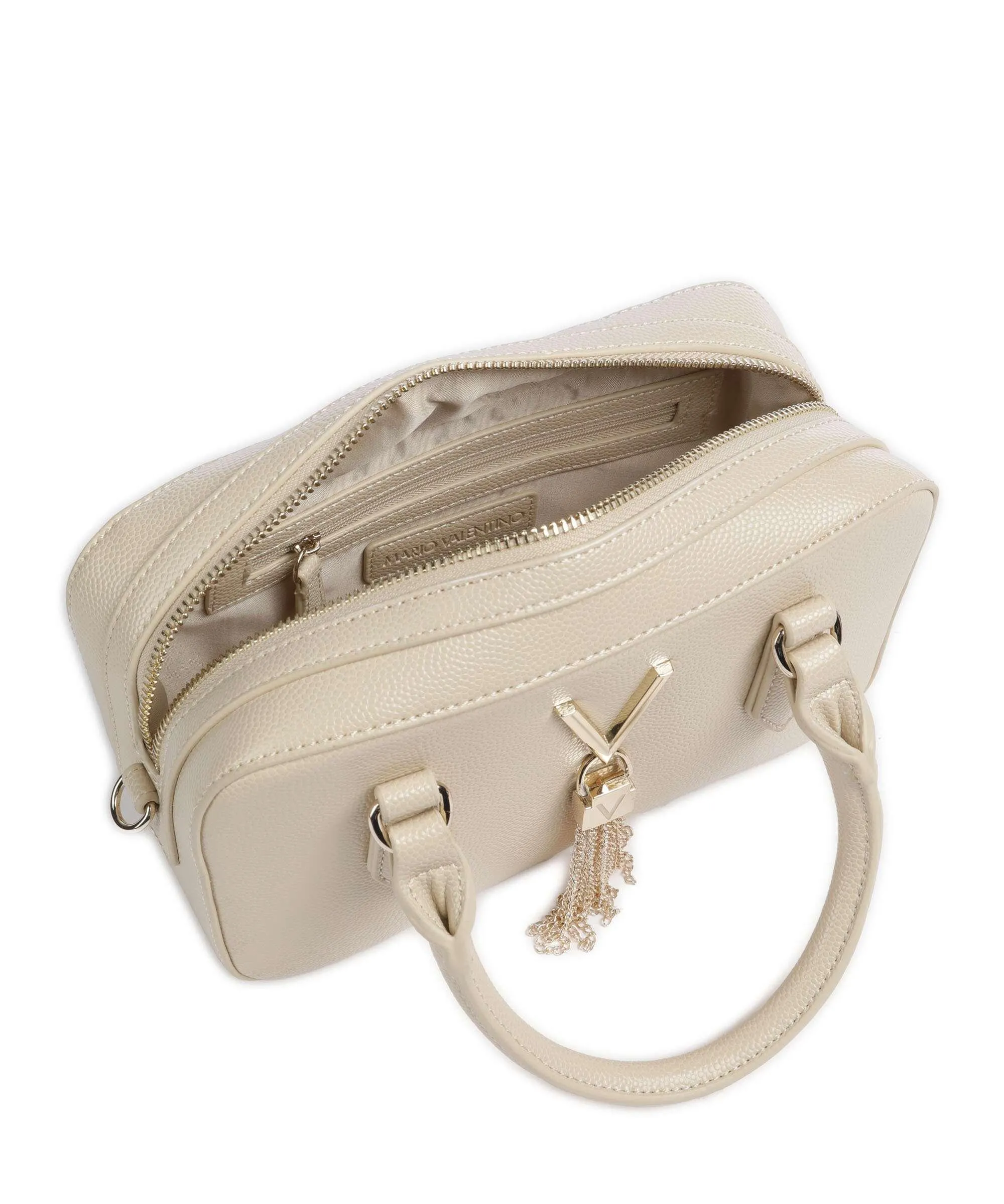  Valentino Bags Divina Borsa a mano pelle sintetica beige  