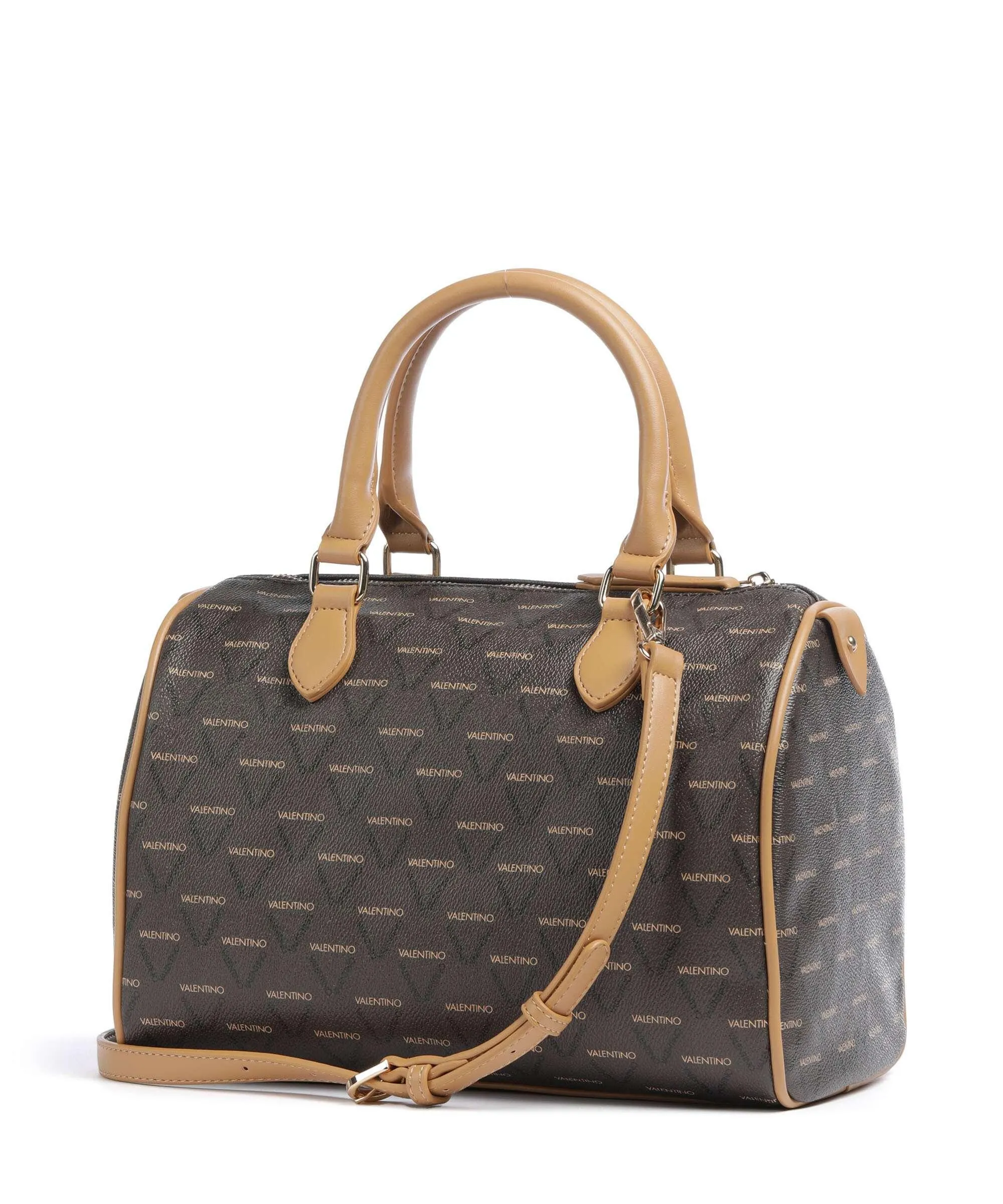  Valentino Bags Liuto Borsa a mano pelle sintetica marrone scuro  