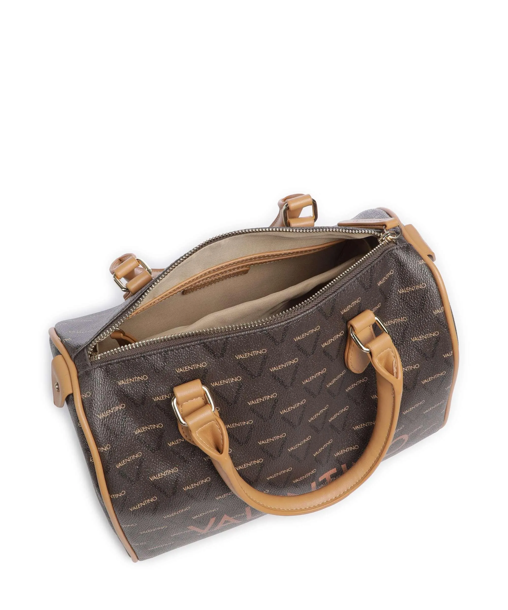  Valentino Bags Liuto Borsa a mano pelle sintetica marrone scuro  