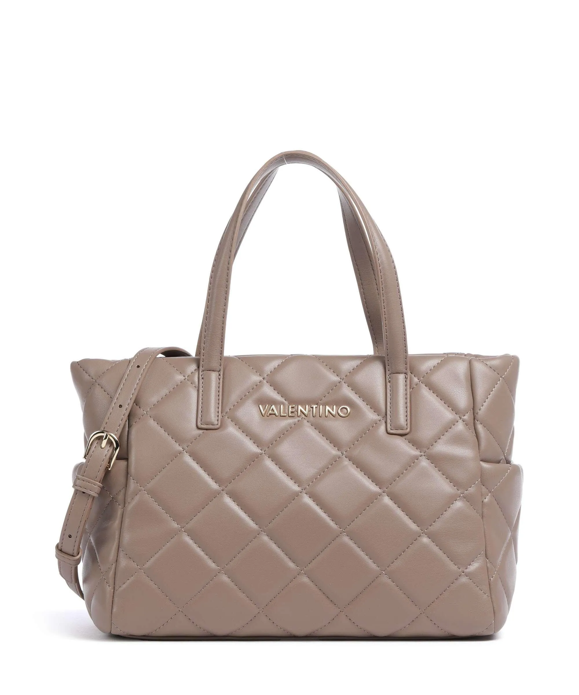  Valentino Bags Ocarina Borsa a mano pelle sintetica taupe  