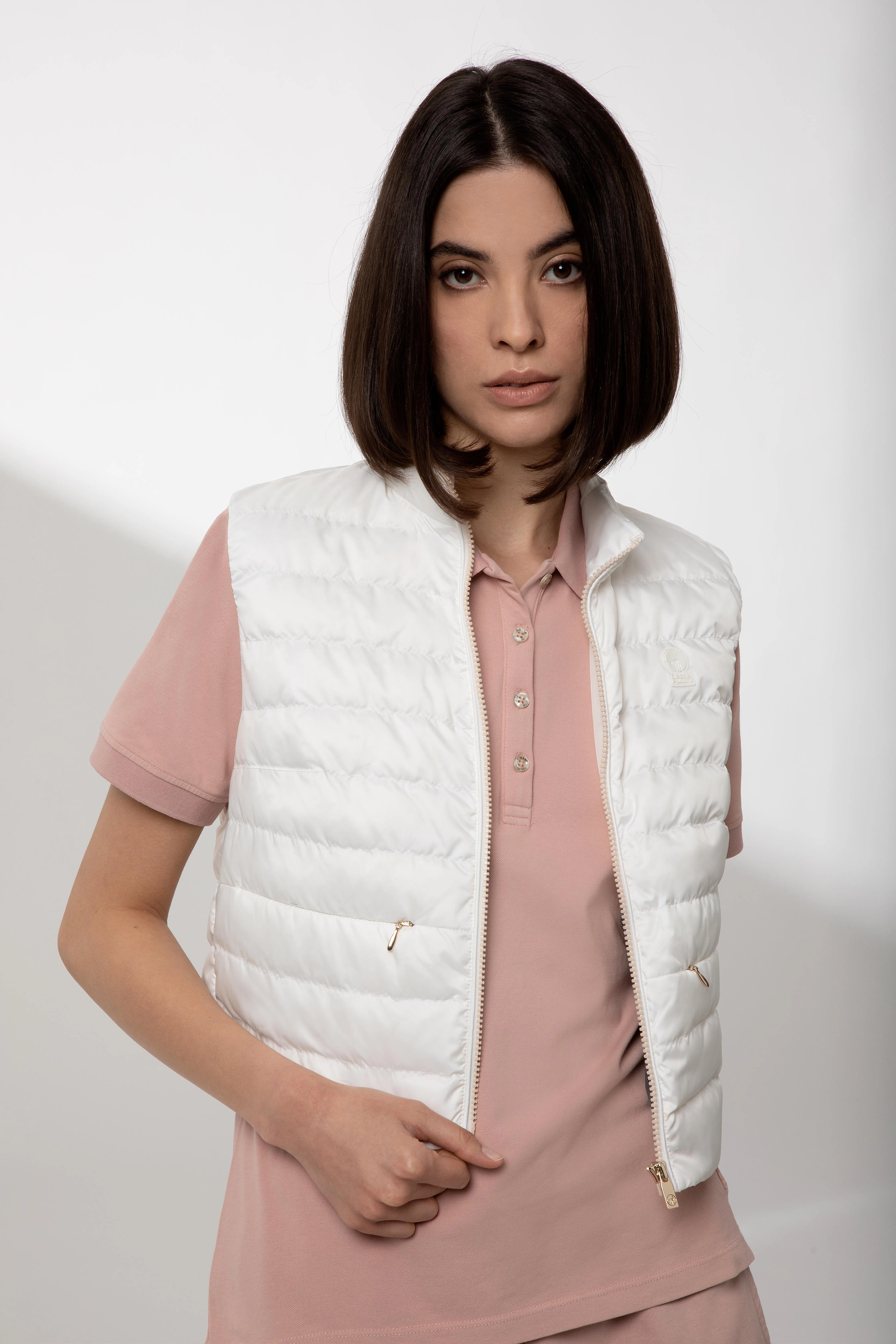 VIVI – WHITE CROP GILET