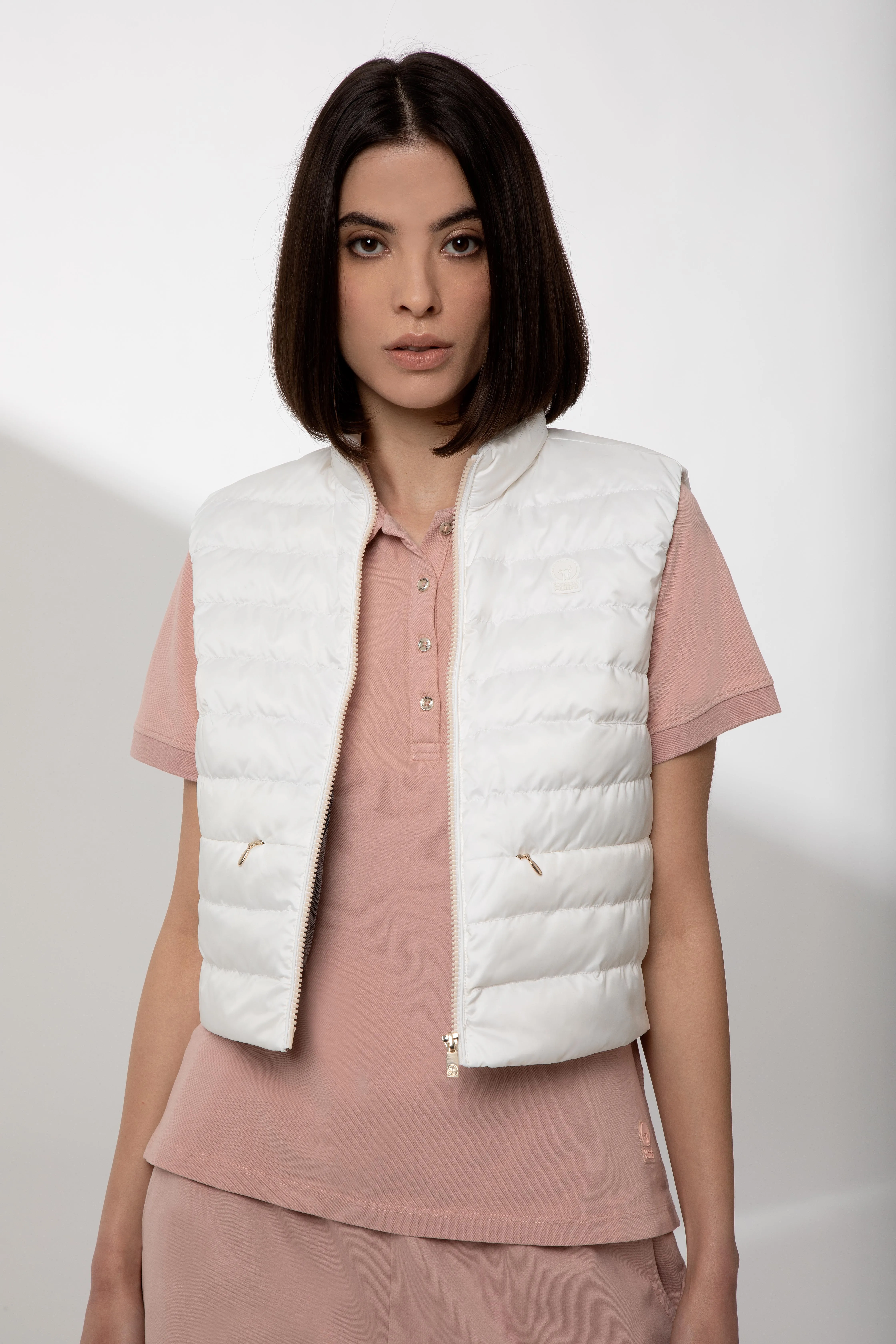VIVI – WHITE CROP GILET