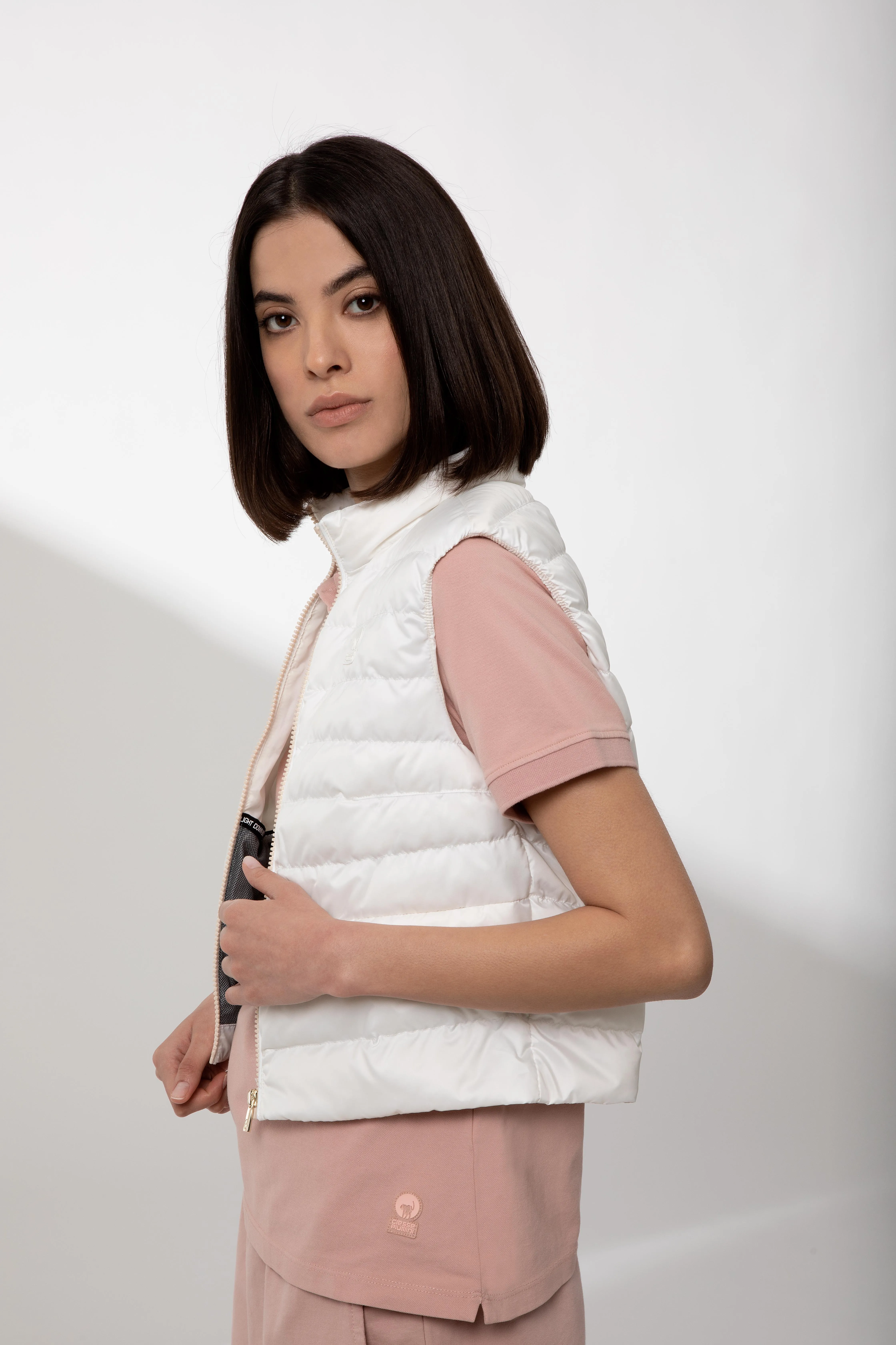 VIVI – WHITE CROP GILET