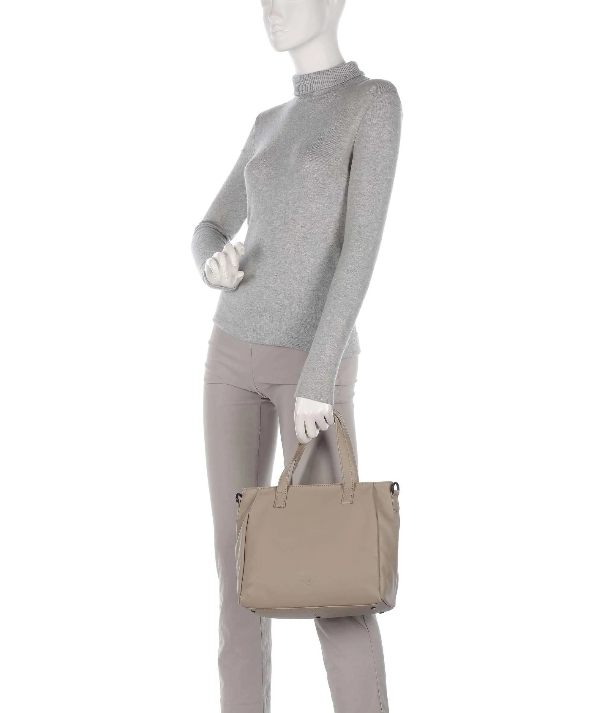  Voi 4Seasons Taya Borsa a mano pelle a grana fine beige  