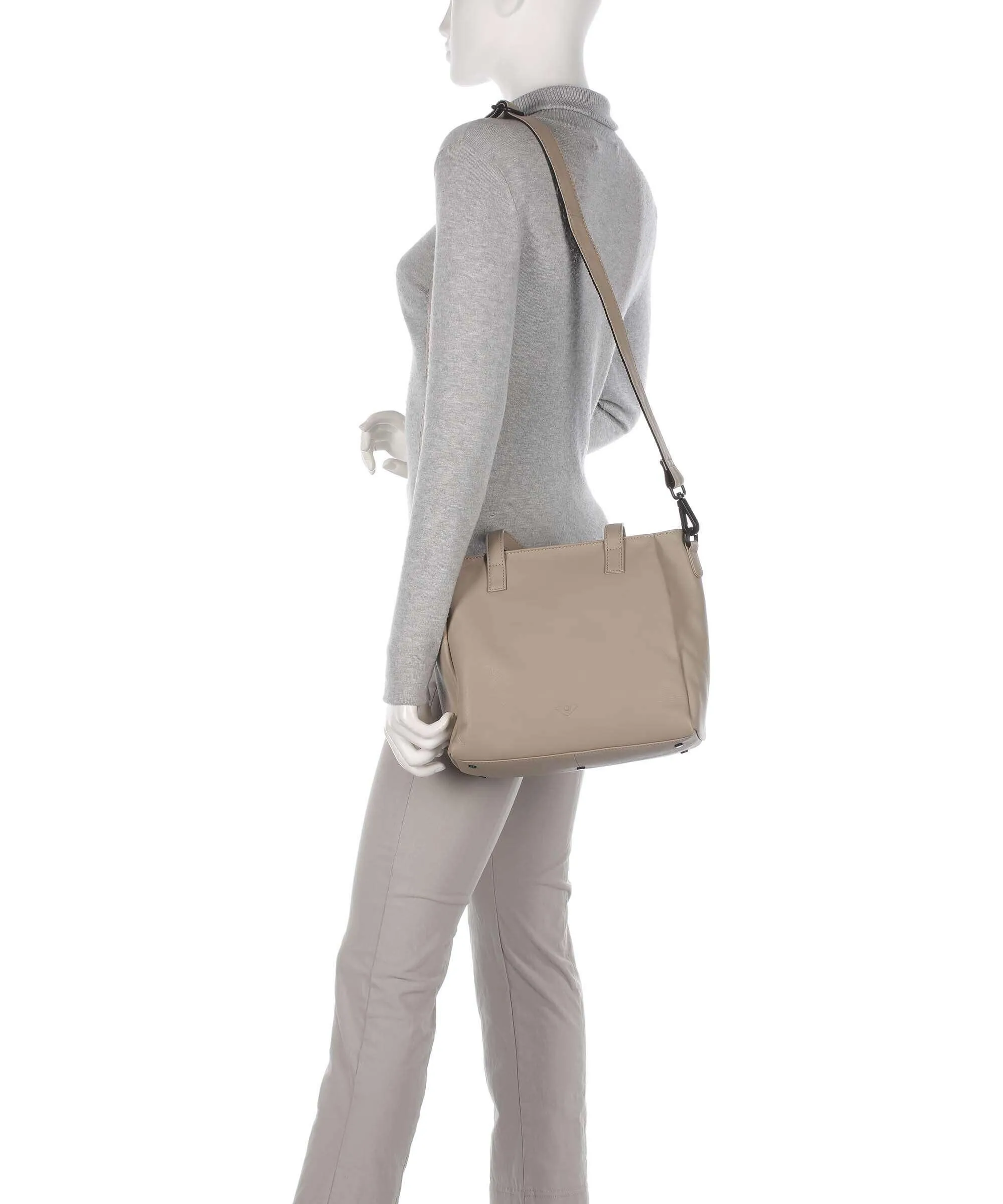  Voi 4Seasons Taya Borsa a mano pelle a grana fine beige  