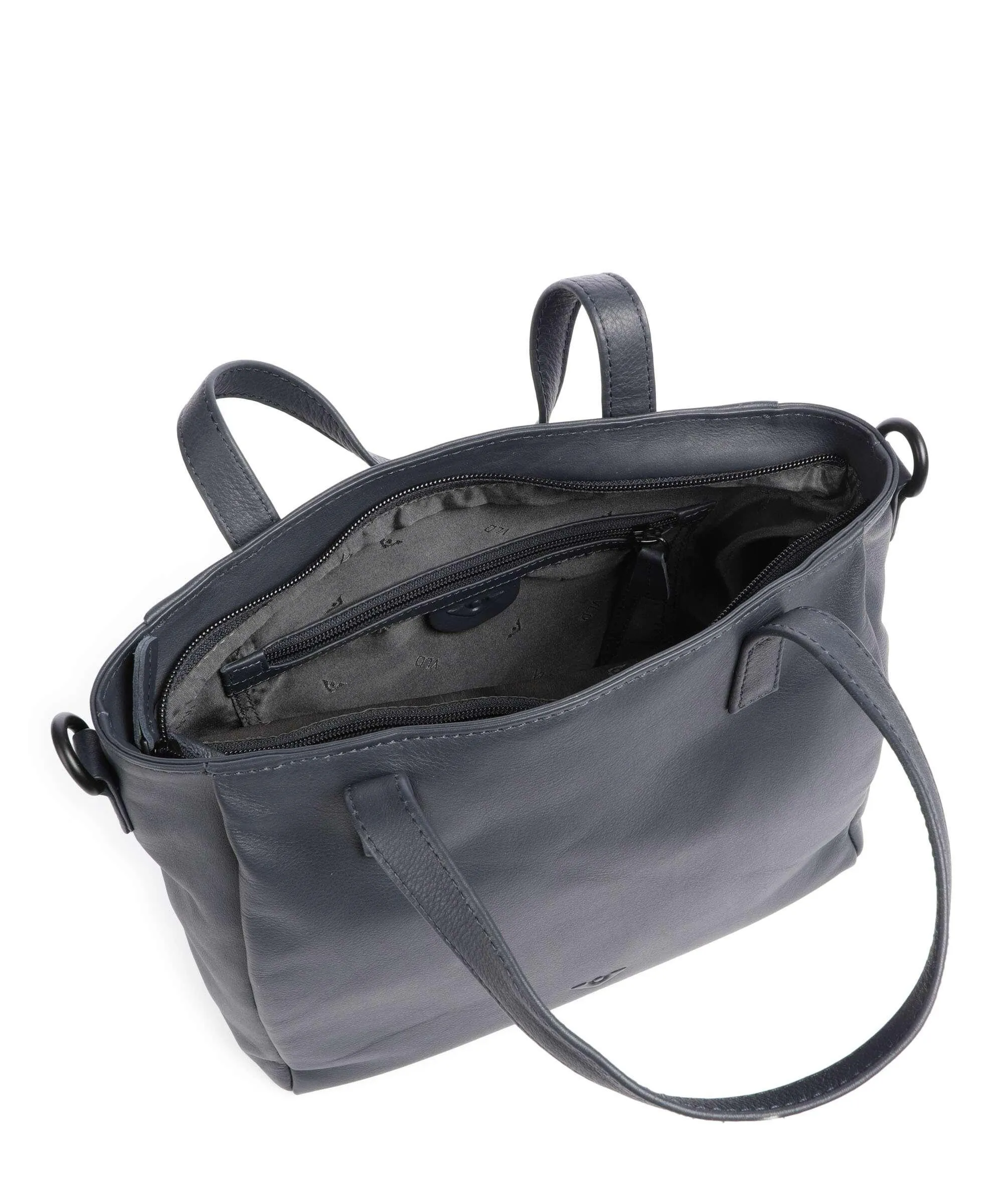  Voi 4Seasons Taya Borsa a mano pelle a grana fine blu scuro  